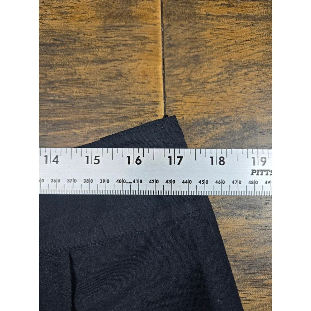 LizGolf Liz Claiborne Womens Black Wrap Front Golf Skort Size 14 RN‎ 52002